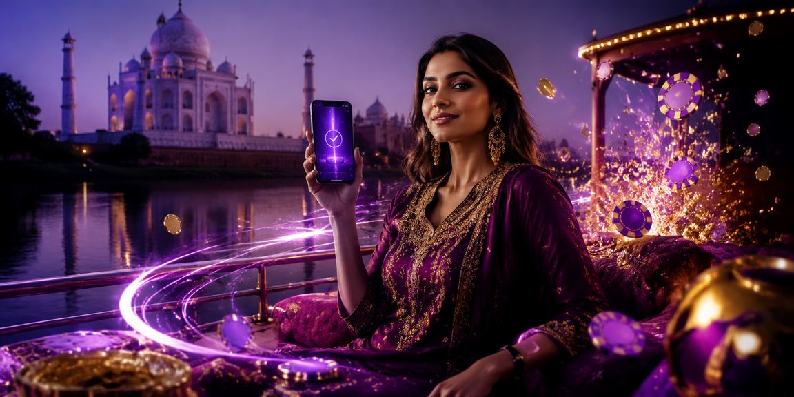 Mobile betting experience at Taj Mahal in Agra